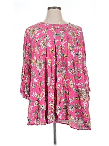 Umgee 3/4 Sleeve Blouse (view 1)