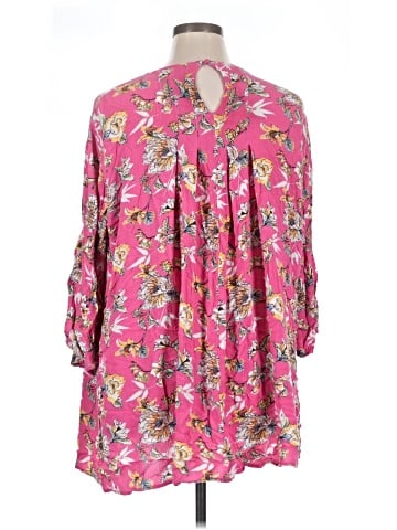 Umgee 3/4 Sleeve Blouse (view 2)