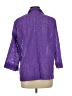 Studio Works Purple 3/4 Sleeve Button-Down Shirt Size L - photo 2