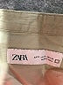 Zara Solid Tan Long Sleeve Button-Down Shirt Size S - photo 7