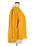 Ann Taylor LOFT 100% Polyester Yellow Long Sleeve Blouse Size 18 - photo 4