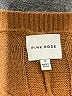 Pink Rose Brown Sweater Vest Size M - photo 7