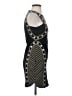 BCBGMAXAZRIA Graphic Black Cocktail Dress Size 4 - photo 4