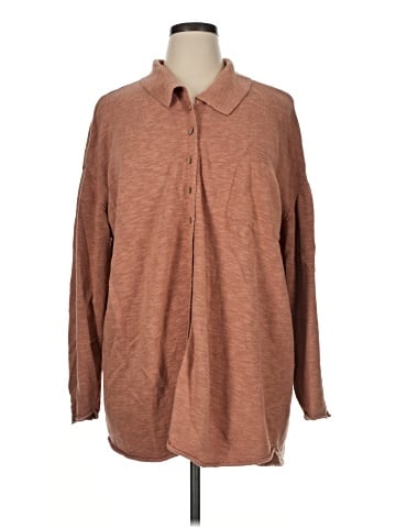 FP BEACH Long Sleeve Button-Down Shirt (view 1)