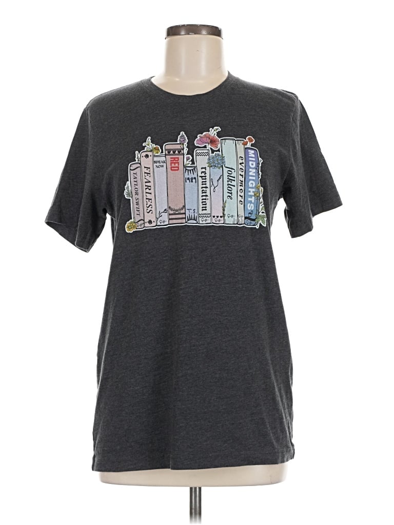 Pre-owned Bella+canvas Short Sleeve T-shirt In Gray