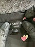 Torrid 100% Polyester Hearts Black 3/4 Sleeve Blouse Size 1X Plus (1) - photo 7