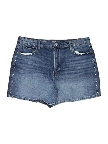 a.n.a. A New Approach Denim Shorts (view 1)
