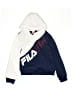 FILA 100% Polyester White Sweatshirt Size 10 - photo 1