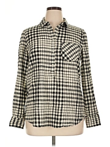 Merona Long Sleeve Button-Down Shirt (view 1)