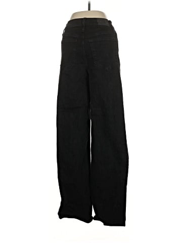 Madewell The Tall Perfect Vintage Wide-Leg Jean in Black Rinse Wash (view 2)
