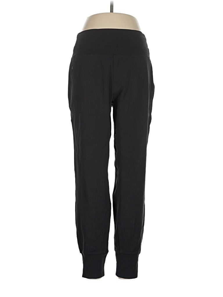 Pre-owned Athleta Track Pants In Black