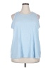 LUXE Blue Sleeveless T-Shirt Size XXL - photo 1