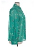 Covington 100% Polyester Floral Teal Long Sleeve Blouse Size XL - photo 4