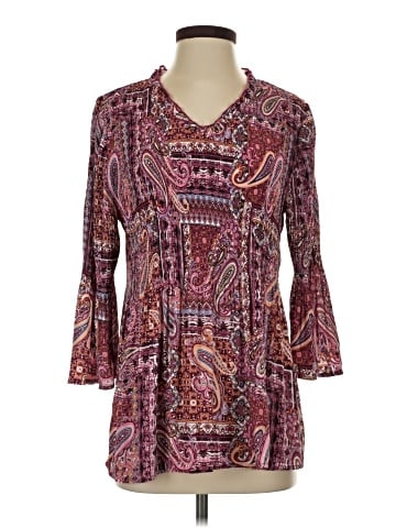 Chloe+Rene 3/4 Sleeve Blouse (view 1)