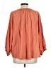 A New Day Orange 3/4 Sleeve Blouse Size L - photo 2