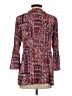 Chloe+Rene 100% Polyester Burgundy 3/4 Sleeve Blouse Size S - photo 2