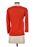 Sandro 100% Polyester Orange 3/4 Sleeve Top Size Sm (1) - photo 2