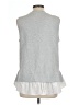 All At Once Gray Sleeveless Top Size L - photo 2