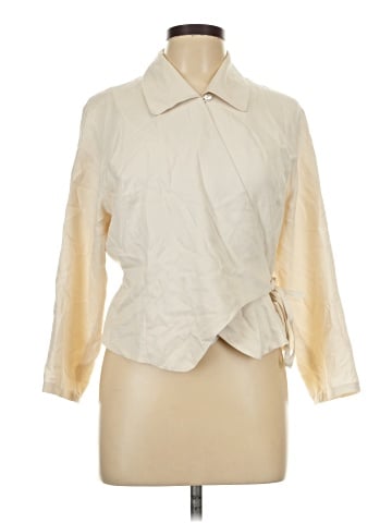 Bloomingdale's 3/4 Sleeve Silk Top (view 1)