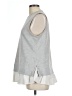 All At Once Gray Sleeveless Top Size L - photo 5