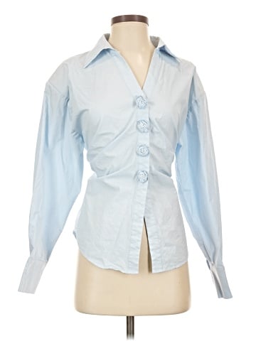 find me now Long Sleeve Blouse (view 1)