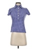 Tory Burch Blue Short Sleeve Polo Size XS - photo 1