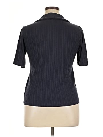 Madewell Cutaway Hem Polo Top (view 2)