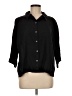 Peace Love World Black 3/4 Sleeve Blouse Size M - photo 1