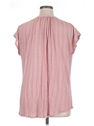 Lucky Brand Short Sleeve Blouse (view 2)