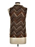Rafaella Brown Sleeveless Blouse Size L - photo 2