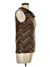 Rafaella Brown Sleeveless Blouse Size L - photo 4