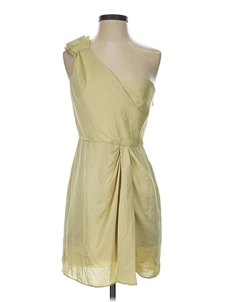 Pre-owned Bcbgeneration Cocktail Dress In Yellow