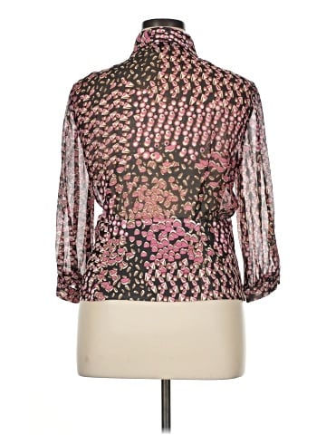 Etcetera 3/4 Sleeve Silk Top (view 2)