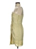 BCBGeneration 100% Polyester Solid Green Yellow Cocktail Dress Size 2 - photo 5