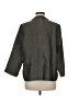 Eileen Fisher Chevron-herringbone Gray Silk Blazer Size M - photo 2