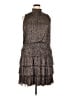 MSK Metallic Silver Brown Cocktail Dress Size 2X - photo 1