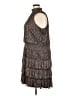 MSK Metallic Silver Brown Cocktail Dress Size 2X - photo 5