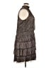 MSK Metallic Silver Brown Cocktail Dress Size 2X - photo 4