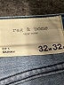 Rag & Bone Chevron-herringbone Blue Jeans Size 32 waist - photo 7