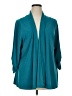 Susan Graver Teal 3/4 Sleeve Blouse Size 1X - photo 1