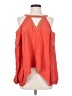 BCBGMAXAZRIA 100% Silk Orange Sleeveless Silk Top Size S - photo 1