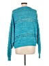 Free People Teal Pullover Sweater Size M - photo 2