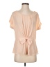 Bellatrix 100% Polyester Pink Short Sleeve Blouse Size S - photo 1