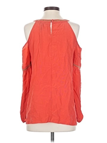 BCBGMAXAZRIA Sleeveless Silk Top (view 2)