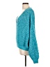 Free People Teal Pullover Sweater Size M - photo 5