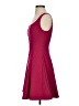 Aqua Solid Burgundy Cocktail Dress Size S - photo 5