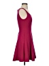 Aqua Solid Burgundy Cocktail Dress Size S - photo 4