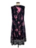 JM Collection Print Black Casual Dress Size L - photo 2