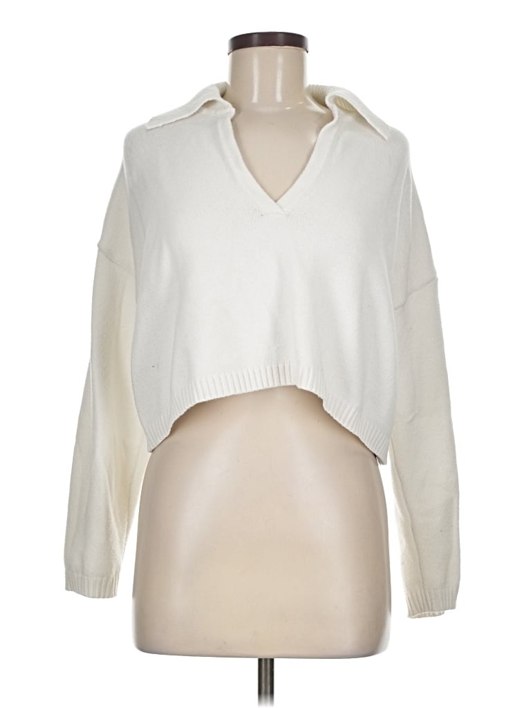 Pre-owned Edikted Pullover Sweater In Ivory