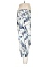 Chico's 100% Linen Tropical Blue Linen Pants Size Lg (2) - photo 4